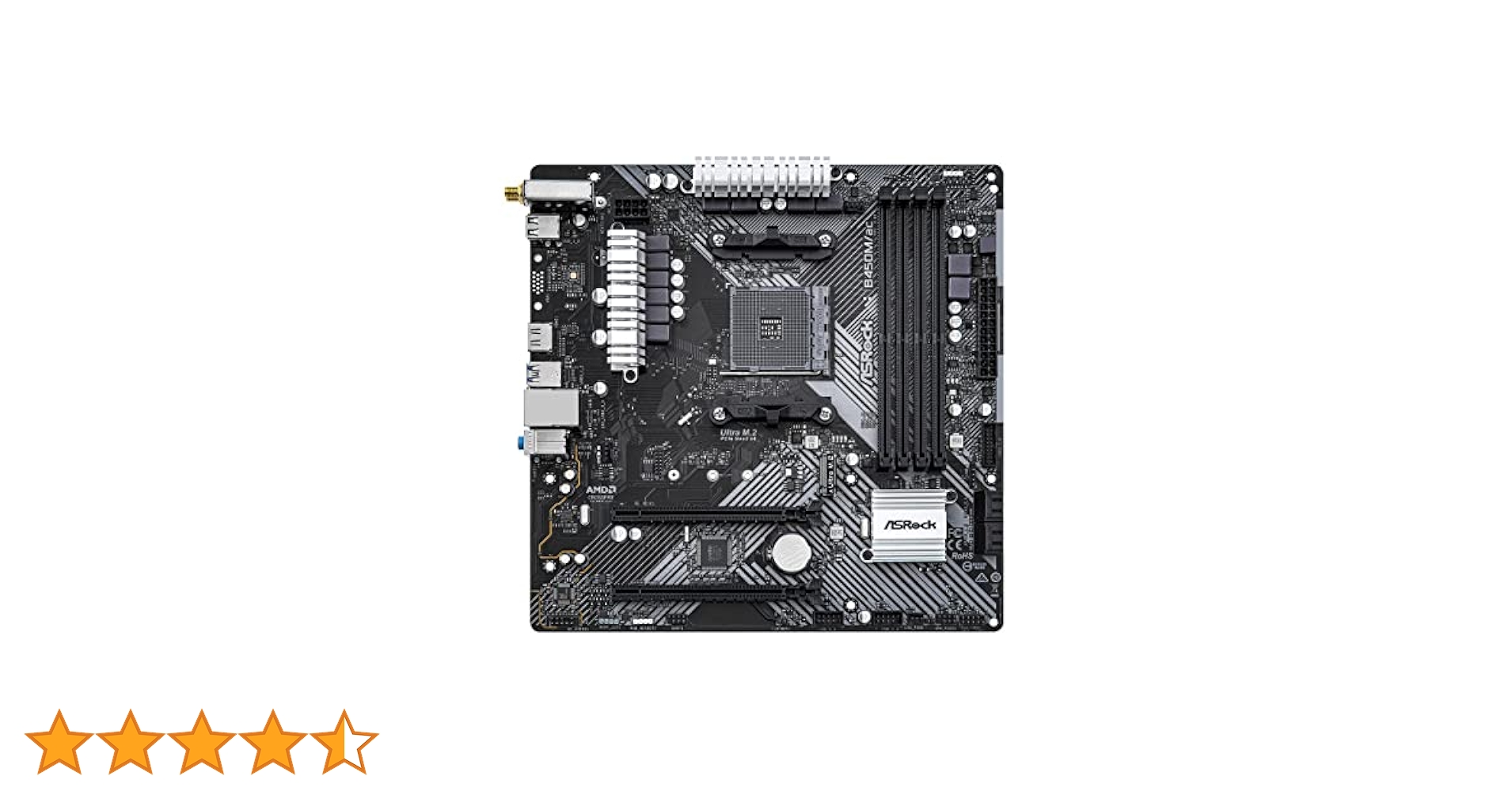 マザーボード ASRock B450M AMD CPU Ryzen5 2600 ASRock > B450M-HDV